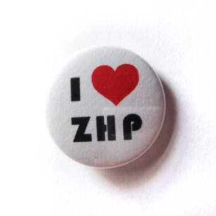 Button przypinka I love ZHP