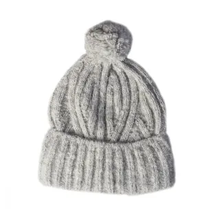 BUFF Knitted beanie Nerla - Grey - zimowa czapka beanie z wełną alpaki
