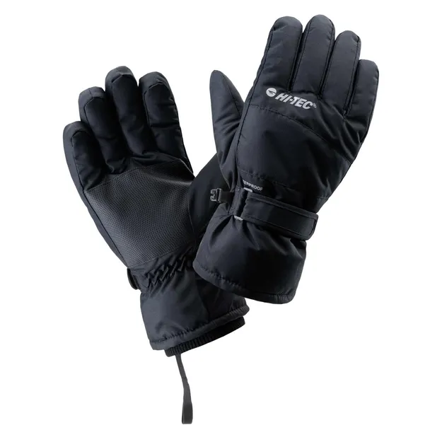 HI-TEC Jorg - black - Męskie rękawice narciarskie