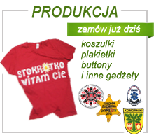 Gadżety, koszulki, plakietki i wiele innych