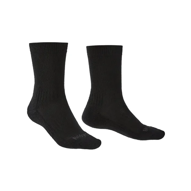 BRIDGEDALE Hike Lightweight Trail - Merino Performance - Black - Skarpety męskie trekkingowe