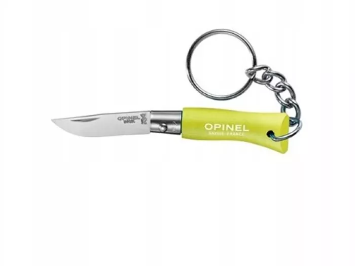 OPINEL brelok ze scyzorykiem Opinel no. 02 - żółty