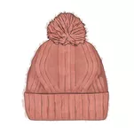BUFF Knitted beanie Nerla - Crimson - zimowa czapka beanie z wełną alpaki - 3
