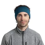 BUFF Opaska na głowę Merino Wide Headband - Solid Ocean - 2