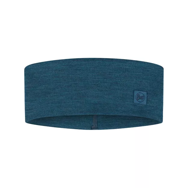 BUFF Opaska na głowę Merino Wide Headband - Solid Ocean