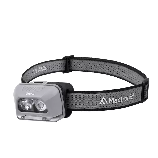 MACTRONIC VAYA - latarka czołowa / czołówka - 480 lm - szara