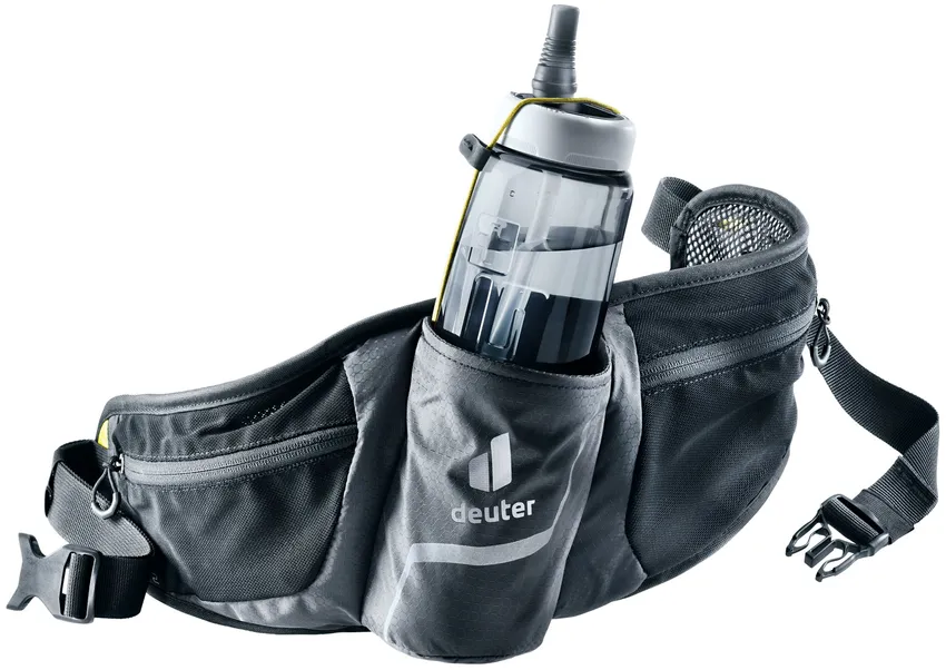 DEUTER Pulse 2 - black - Nerka na butelkę bidon dla biegaczy i do nordic walking