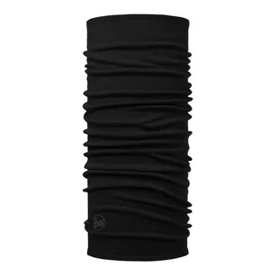 BUFF Midweight Merino Wool Solid Black - chusta wielofunkcyjna merynosowa