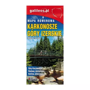 GALILEOS Mapa rowerowa - Karkonosze i Góry Izerskie - laminowana