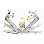 LEATHERMAN Wave Plus - Multitool - Stainless Steel - 5