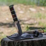 Finka Harcerska Columbia - nóż dla harcerza - czarna pochewka
