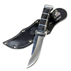 Finka Harcerska Columbia - nóż dla harcerza - czarna pochewka