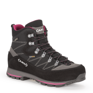 AKU Trekker Lite III GTX Women - black/magenta - Buty trekkingowe damskie 