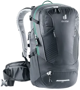 Deuter Trans Alpine 24 black - plecak turystyczno-rowerowy 