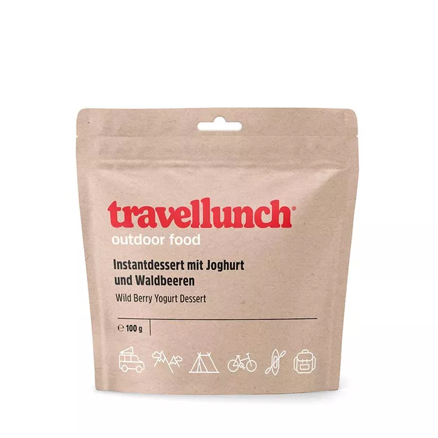 TRAVELLUNCH liofilizowany deser jogurtowy z dzikiej jagody - 100 g / 280 g