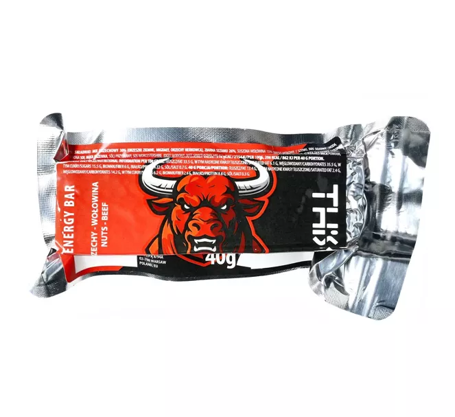 THIS 1 Baton energetyczny 40 g - Orzech / Suszona wołowina - 206 kcal