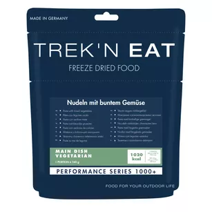 TREK'N EAT - Performance series - Makaron z warzywami 250 g (1020 g) - Żywność Liofilizowana