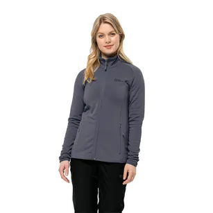 JACK WOLFSKIN Baiselberg FZ Women - dolphin - damska kurtka polarowa