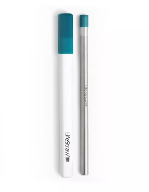 LIFESTRAW Sip – stalowa słomka filtrująca wodę - Laguna Teal