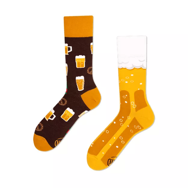 MANY MORNINGS - Craft Beer - bawełniane kolorowe skarpetki - piwo