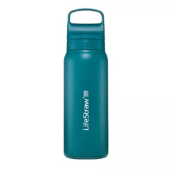 LIFESTRAW Go 2.0 - Butelka ze stali nierdzewnej z filtrem - 700 ml - Laguna Teal
