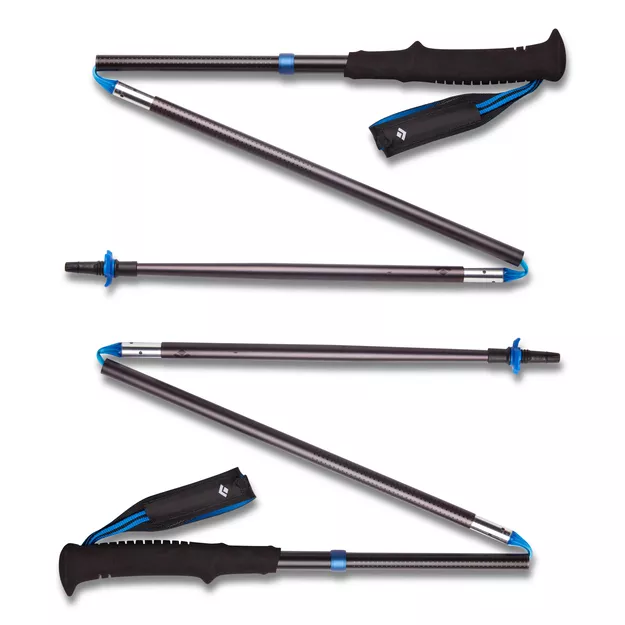 BLACK DIAMOND Distance Z Poles 130 - pewter - składane kije do biegania