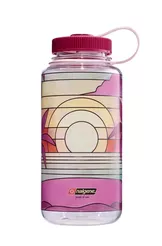 NALGENE Butelka turystyczna Wide Mouth 32 oz (1000ml) - Clear Stained Glass Sunset