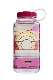 NALGENE Butelka turystyczna Wide Mouth 32 oz (1000ml) - Clear Stained Glass Sunset