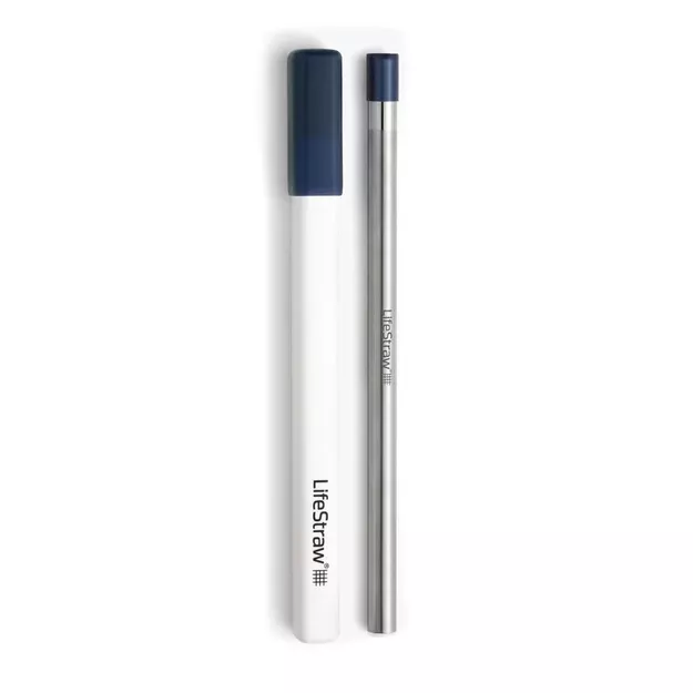 LIFESTRAW Sip – stalowa słomka filtrująca wodę - Midnight Blue