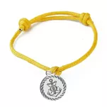 KOTWICA Bransoletka ze srebrną zawieszką na sznurku - różne kolory - 5