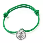 KOTWICA Bransoletka ze srebrną zawieszką na sznurku - różne kolory - 6