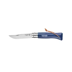 OPINEL Colorama Dark Blue N°08 - składany nóż z rzemykiem