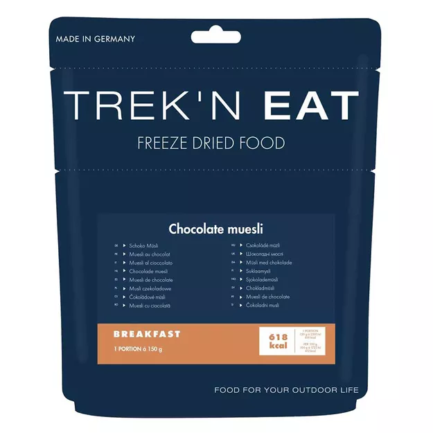TREK'N EAT Musli czekoladowe 150 g (450 g) - Żywność liofilizowana