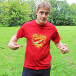 T-Shirt Super Zuch - wersja męska w kolorze czerwonym