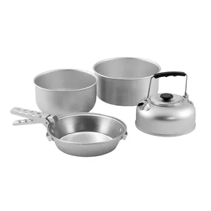 EASY CAMP Aluminiowy zestaw naczyń kempingowych Adventure Cook Set M