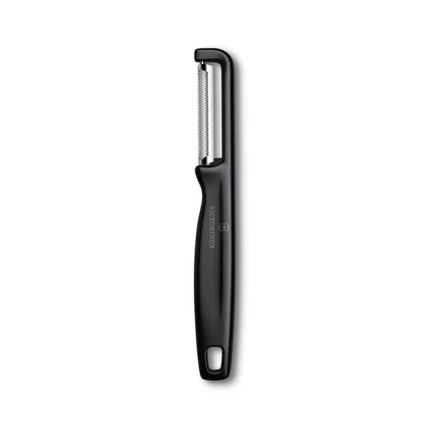 VICTORINOX obieraczka do warzyw i owoców Iota Serrated Peeler - czarna