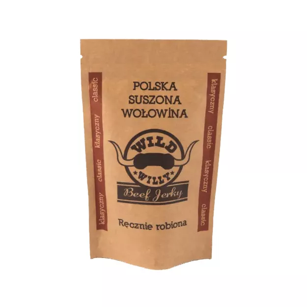 WILD WILLY Beef Jerky Classic 50 g - klasyczna suszona wołowina