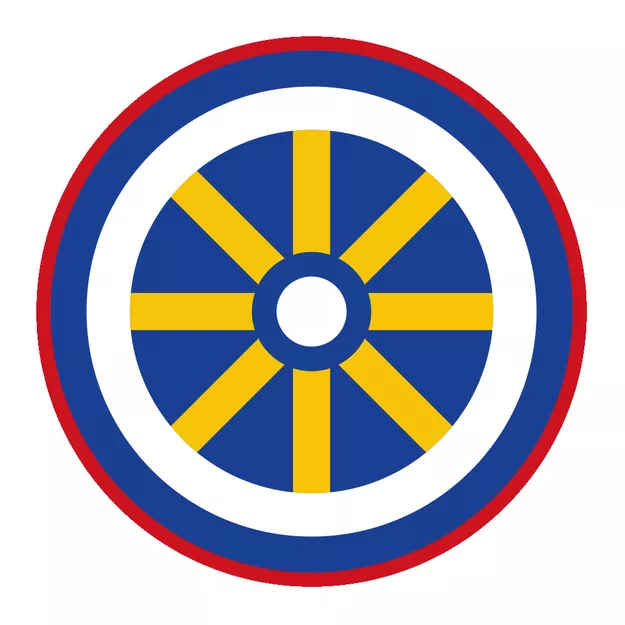 Sprawność harcerska Powożący / Powożąca - czerwone obszycie - reforma SIM - System Identyfikacji Metodycznej