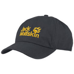 JACK WOLFSKIN Baseball Cap - phantom - bawełniana czapka z daszkiem