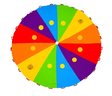 Chusta animacyjna KLANZA z 12 rzepami - płachta edukacyjna Akson - bez owoców