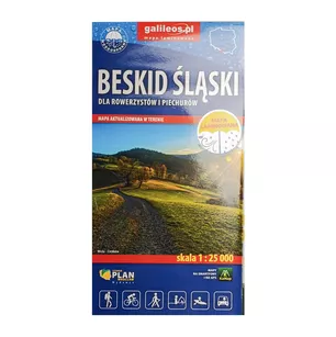 GALILEOS Mapa turystyczna - Beskid Śląski - laminowana