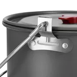 NILS Garnek turystyczny z pokrywką - 4 litry - kociołek - 5