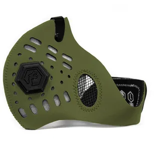 Dragon Sport II 2 Army Green - zielona - maska antysmogowa