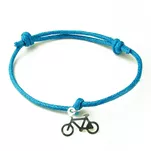 ROWER Bransoletka turystyczna ze srebrną zawieszką na sznurku - różne kolory - 8