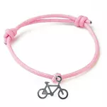 ROWER Bransoletka turystyczna ze srebrną zawieszką na sznurku - różne kolory - 7