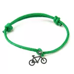 ROWER Bransoletka turystyczna ze srebrną zawieszką na sznurku - różne kolory - 6