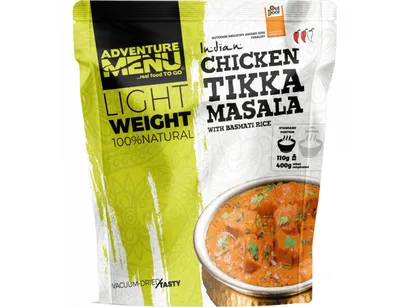 ADVENTURE MENU - Kurczak Tikka Masala z ryżem Basmati - 120 g - Żywność liofilizowana