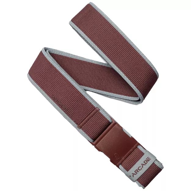 ARCADE Carto Belt - Burgundy/Cloud - Elastyczny pasek do spodni