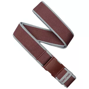 ARCADE Carto Belt - Burgundy/Cloud - Elastyczny pasek do spodni