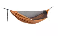 LESOVIK Draka Golden Brown - hamak z moskitierą i systemem zawieszenia, turystyczny